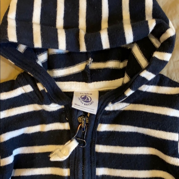 Petit Bateau zip up hoodie - 3m - Picture 2 of 3